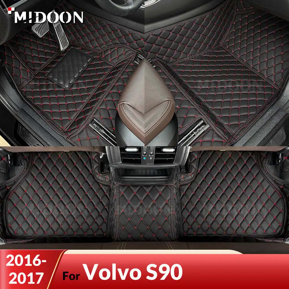 

MIDOON для Volvo S90 2016-2017 пользовательские автомобильные коврики автомобильный ковер чехол аксессуары для интерьера защитные