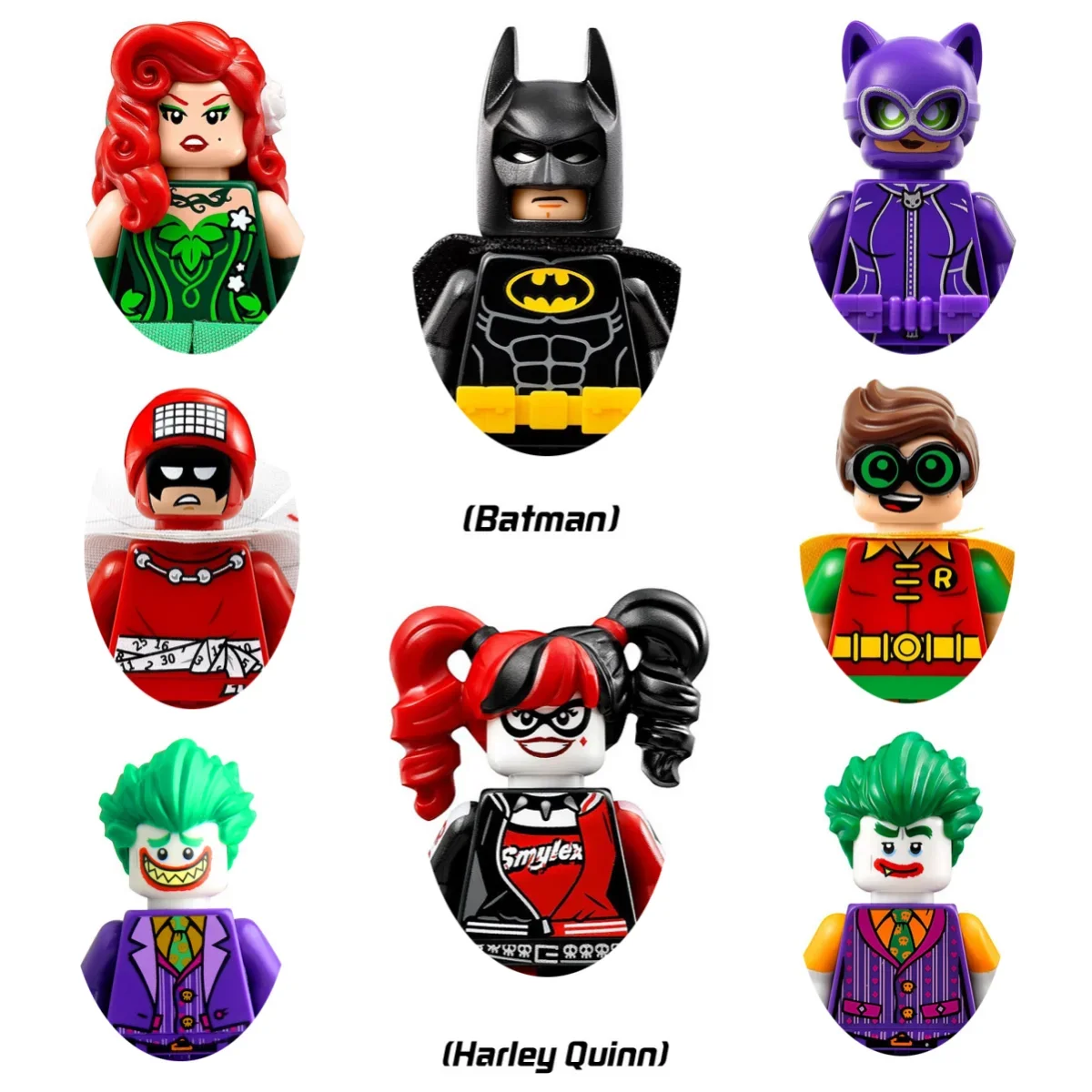 Hot Toys New DC Superhero Batman Joker Robin Building Blocks Toy Mini Action Anime Character Blocks Educational toy gift