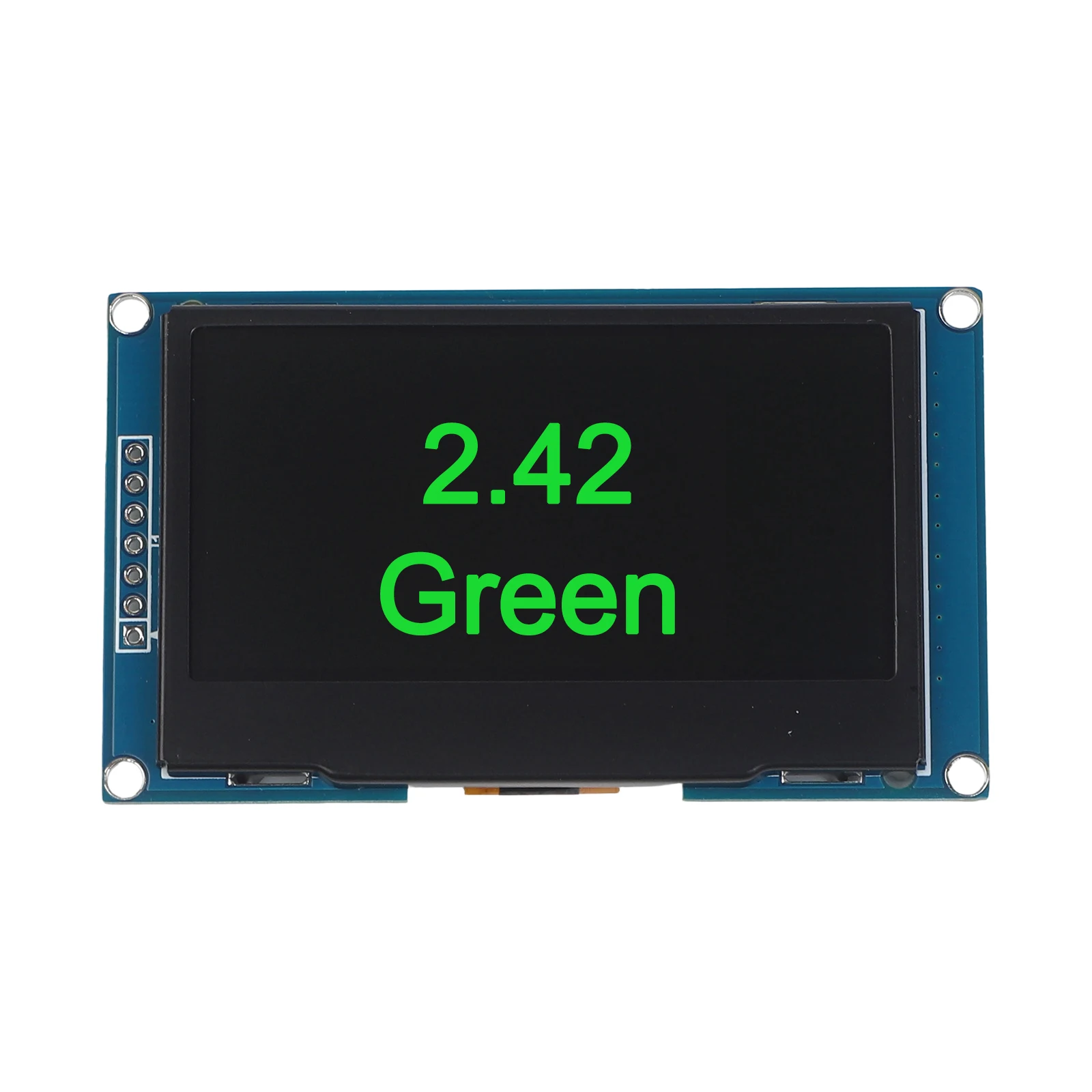 Blue White Yellow Green 2.42 Inch Display 128x64 Resolution SSD1309 IC I2C For Industrial Test Meter Device