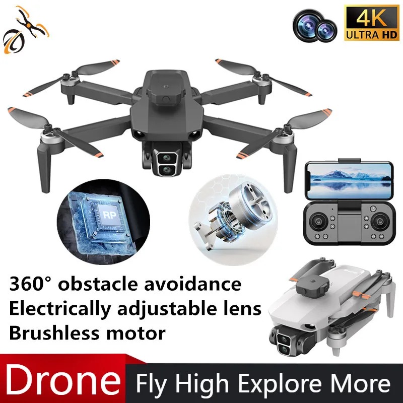 

L106 PRO Drone Profesional 4K HD Camera Brushless Motor Optical Flow Positioning Aerial Photography Foldable Quadcopter Toys