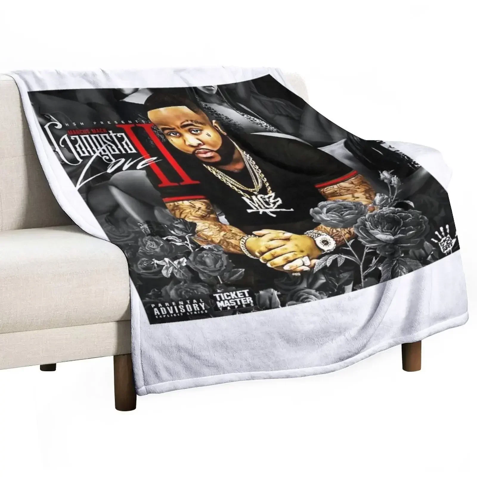 Rapper MO3 RIP Essential Throw Blanket Soft Plush Plaid christmas gifts Polar Furry Blankets