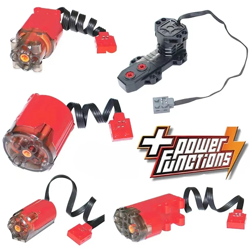 Power Function Technical Motor Parts Building Blocks High Speed M XL L Motor Servo Monster Motor PF Model Sets