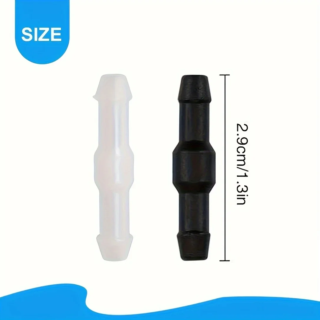 30Pcs 4mm Car Windscreen Washer Hose Connectors Insulating Vacuum Hose Adapters Auto Windscreen Wipers Replacement Parts