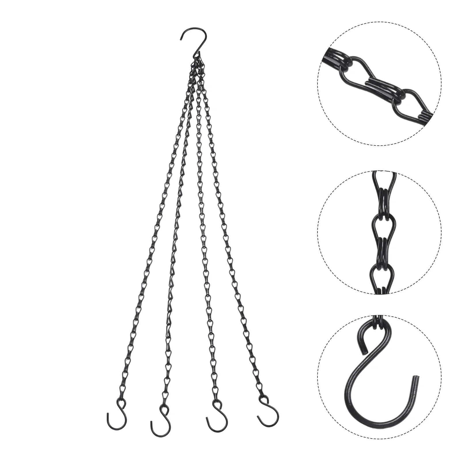 Flower Pot Necklaces Baskets Chains Hanging Basket Chain Clear Finish Hanging Basket Chains Timeless Look for Your Plants