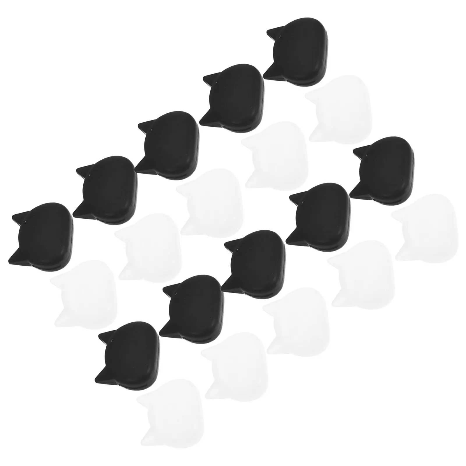 Silicone Eyeglass Ear Grips 20 Pairs Anti Slip Soft Temple Tips for Sports Sunglasses Reading Glasses Comfort