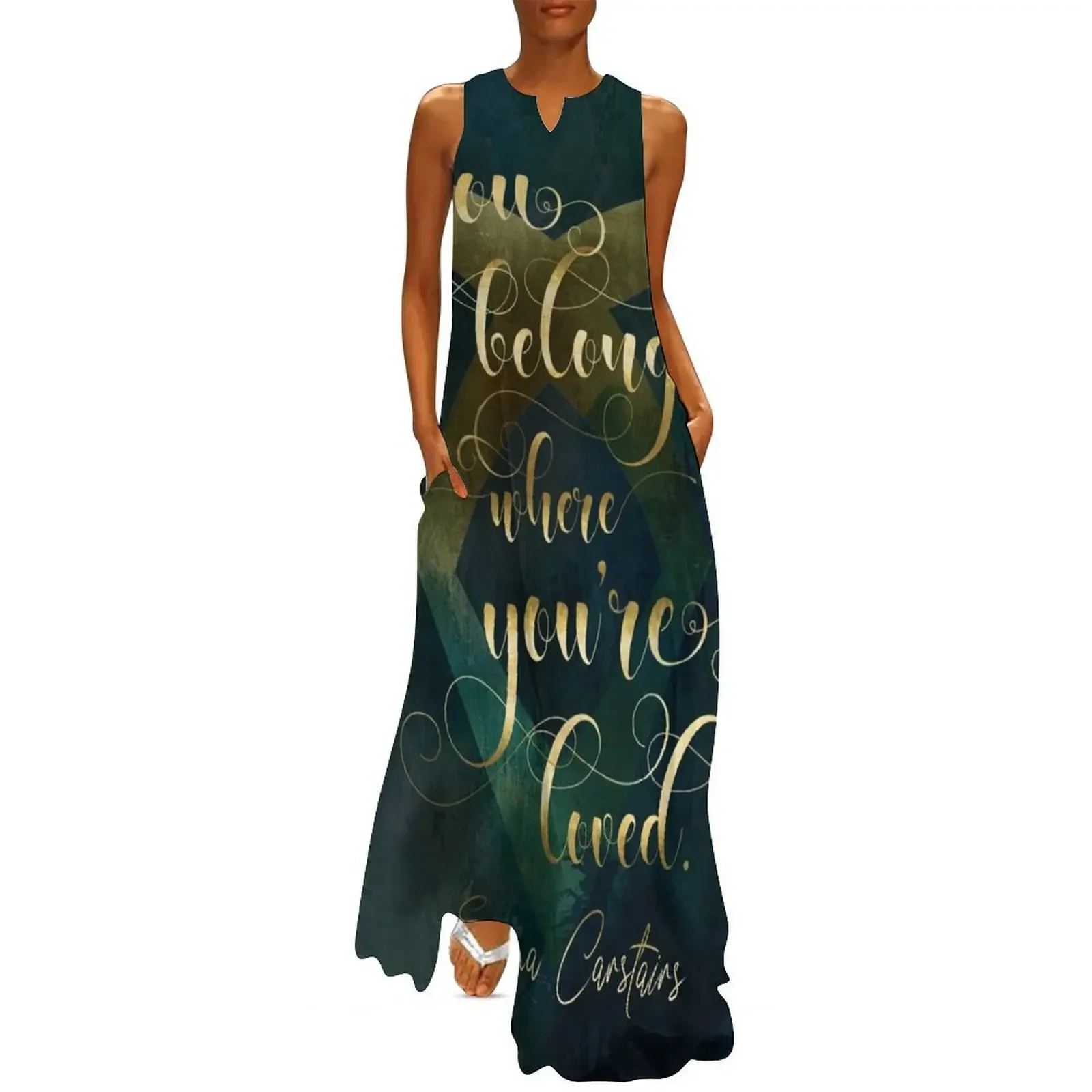 

You belong where you're loved. Emma Carstairs Long Dress Summer skirt Women's summer suit Evening gown Dress