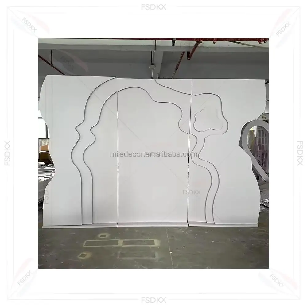 

Factory Price Arch Backdrop Welcome Stand Panels Entrance Decor Wedding Arch Backdrop Welcome Stand