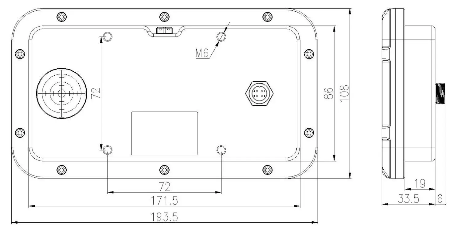 24GHz Microwave millimeter wave radar module module FMCW ranging antenna sensor plate water level contactless