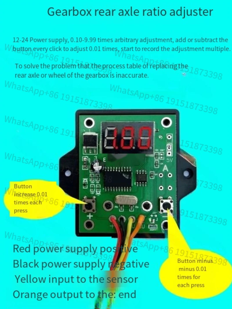 Car Odometer Speed Ratio Calibration Car Tuner Governor Code Meter Dial Frequency Conversion Regulator