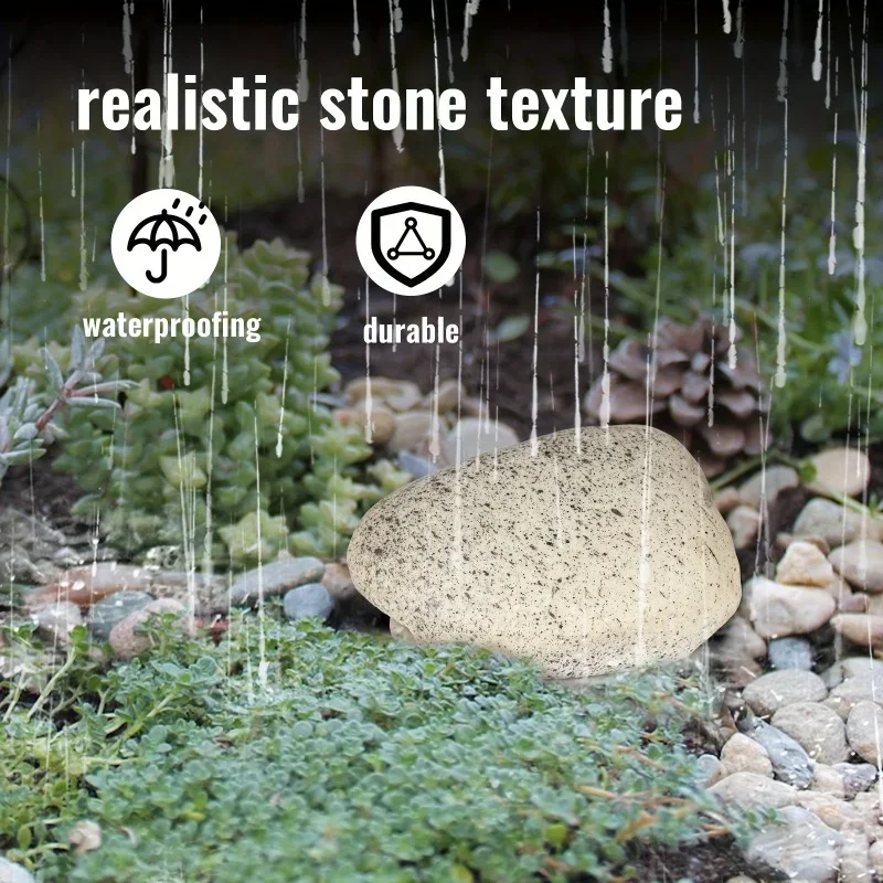 New Creative Outdoor Garden Key Safe Resin Simulation Stone Key Hider Safe Storage Key Box Home Decoration