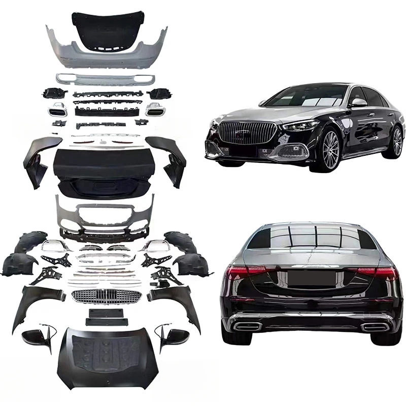 High Quality Facelift Conversion Body Kit Fit for W221 Upgrade W223 Style Includes Bumpers Hood Modification Parts