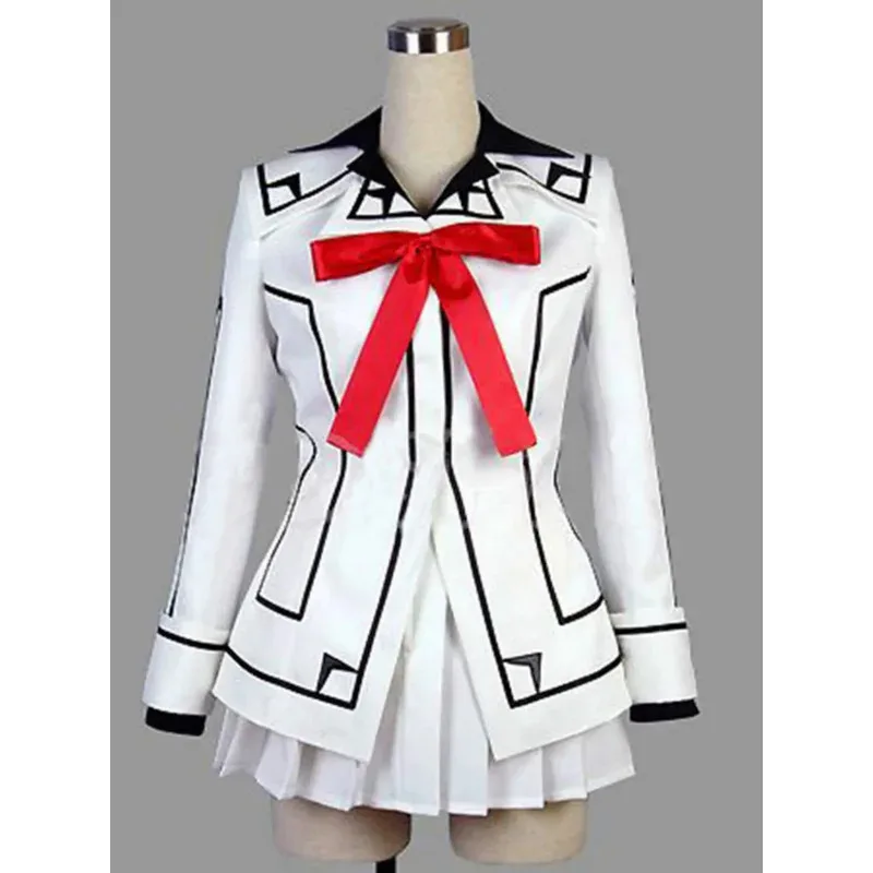 زي تنكري لفارس مصاص الدماء يوكي أو فستان أبيض متقاطع للسيدات باللون الأسود