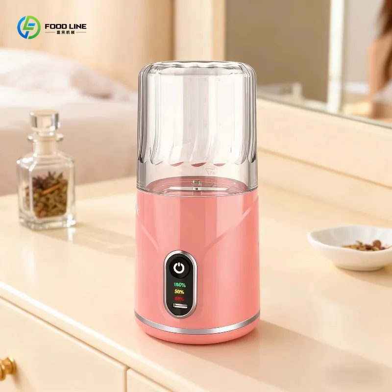 

Портативный USB-блендер 260 мл, электрический, перезаряжаемый, беспроводной, для измельчения кофе и специй, бытовая техника