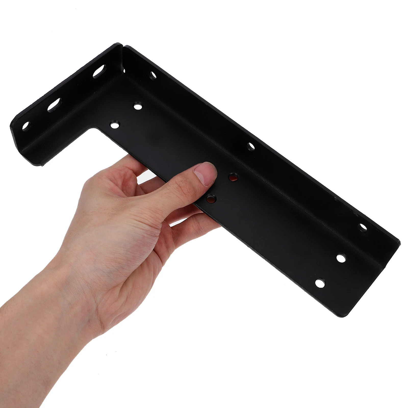 

2pcs Heavy Duty Shelf Mounted Hidden Support Iron Invisible Space Saving Easy Install Modern Design Wall Floating
