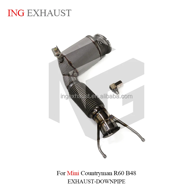 For Stainless Steel Exhaust Downpipe For Countryman R60 B48 Auto Performance Parts Exhaust Pipe With Catalytic