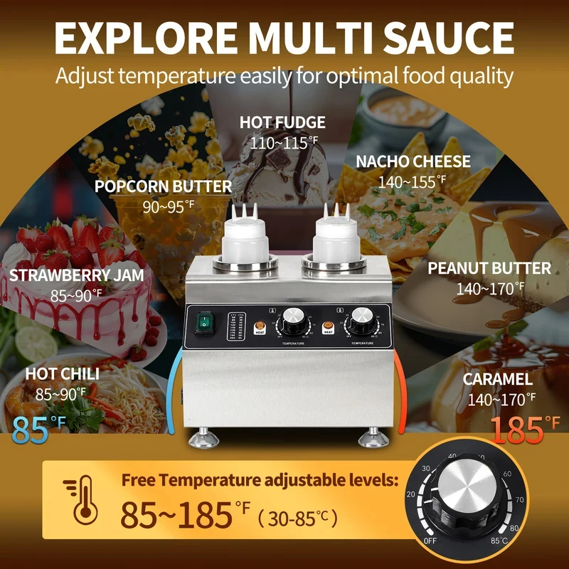 Dispenser Elettrico Commercial - Commercial Nacho Cheese Warmer Dispenser recensione e prezzo