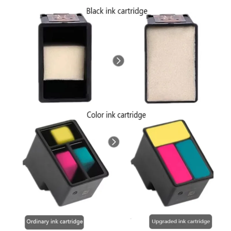 62XL Ink Cartridge Compatible for HP 62 XL For HP62 Envy 5540 5640 7640 5646 5541 5740 5742 5745 200 250 Printer 62XL