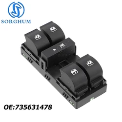SORGHUM Car Electric Window Switch Power Window Master Switch Button Console 735631478 For Fiat Tipo 2015 2016 2017 2018 2019
