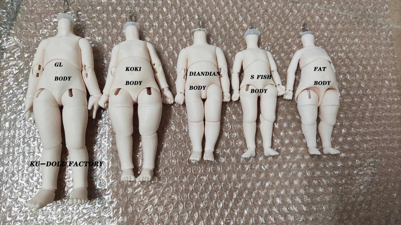 VIP Qbaby QIANQIAN FENGBUER DIANDIAN Body 1/8 or 1/6 bjd recast body