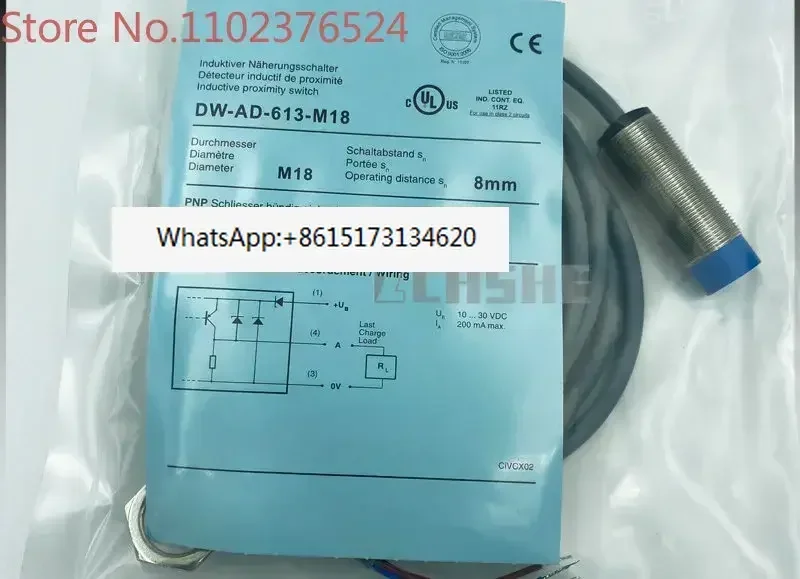 

5 pieces Proximity switch DW-AD-521-M12 DW-AS-621-M18-002 623 4-M30-120 M8-001
