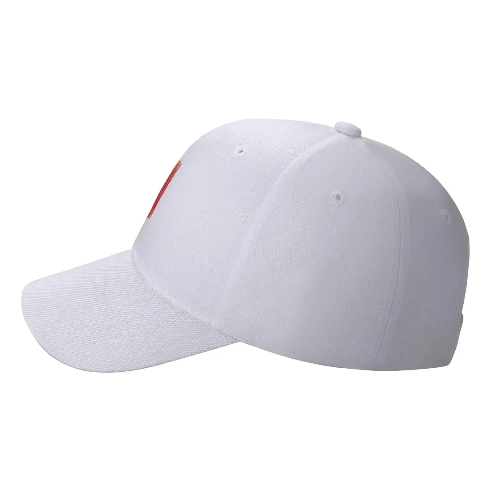 Spain Football Flag Baseball Cap for Men Women Hat Adjustable Truck Driver Hats Casquette Caps White