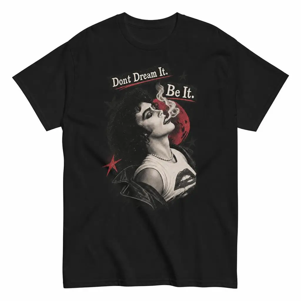 Tim Curry Memorial Rockys Horror Picture Show T Shirts Casual Tees Short Sleeve Round Collar T-Shirt Pure Cotton Tops