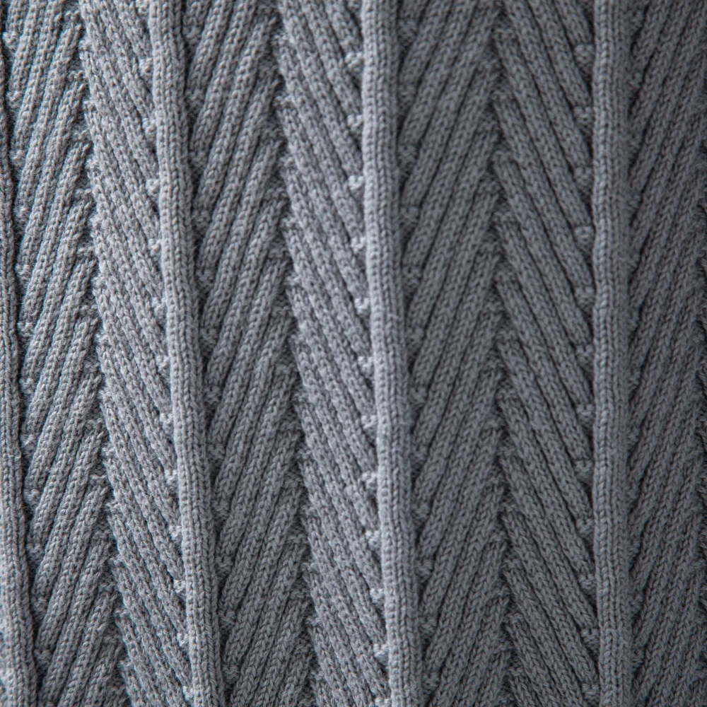 AIOPESON Herren Baumwoll-Design Strickpullover mit Knöpfen, Stehkragen, gerippten Bündchen, Cardigan, Smart Casual, Büro, Thermo, Herbst Winter – Detail 13