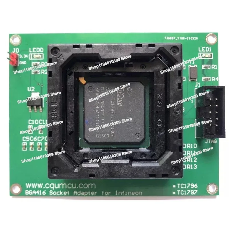 Adapter Programming Block Infineon TC17xx TC2xx 299 Die Reading and Writing Test