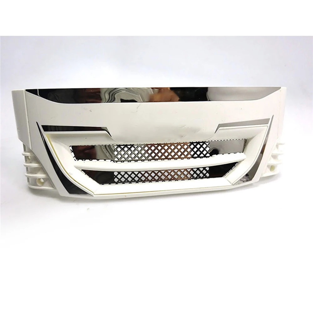 RC Tractor Car Front Bumper Grilles for 1/14 IVECO Model Car Toy Decorative Metal Grille Sticker DIY Parts Accessories