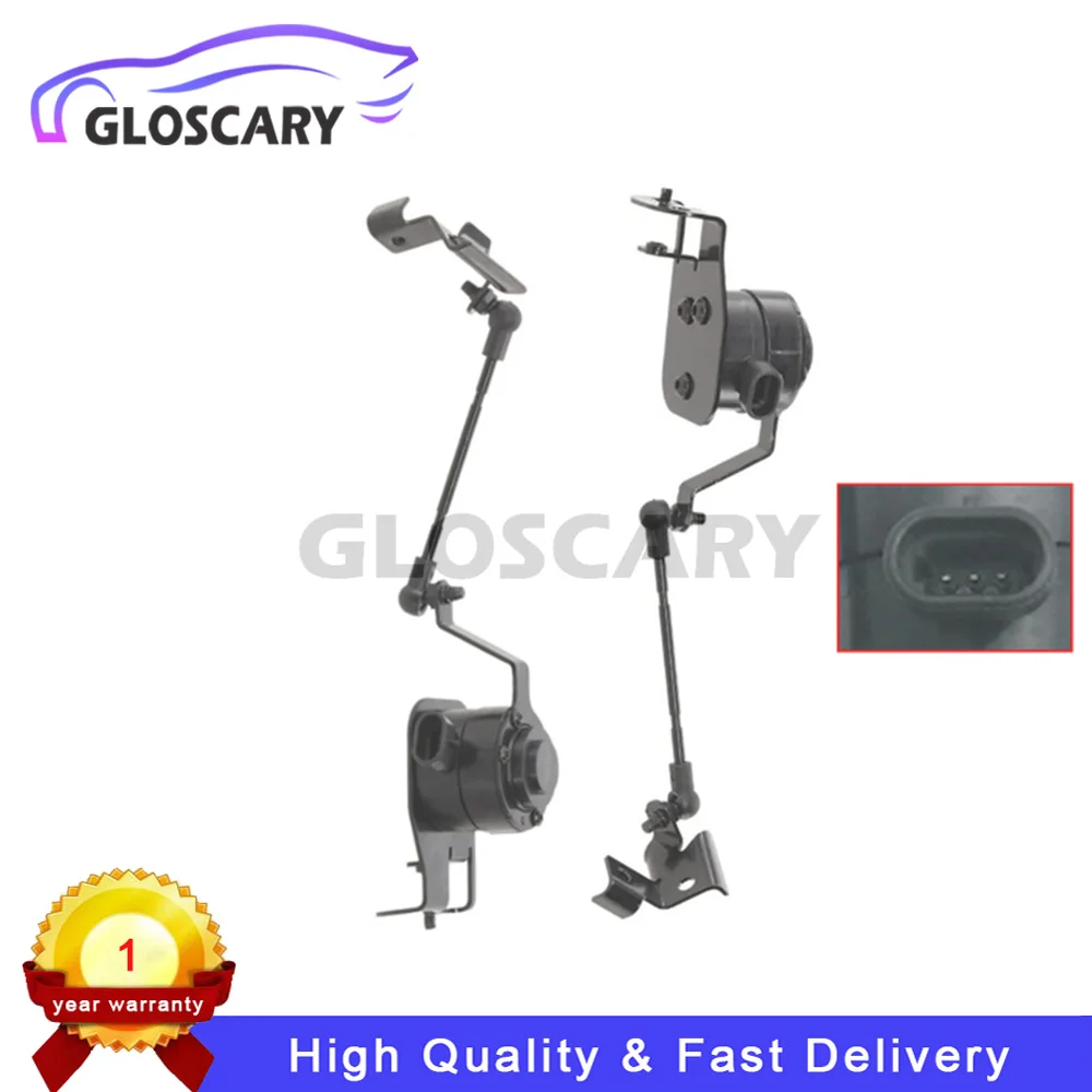 2PCS Front Left and Right Vehicle Height Level Sensor 3Pins For Cadillac ESCALADE Chevrolet TAHOE 2000-2006 15128630 15128631