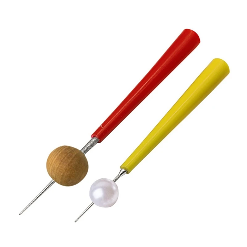 Set strumenti per allargare i fori dei gioielli da 4 pezzi per perline legno, pietre preziose, alesatore per perline con