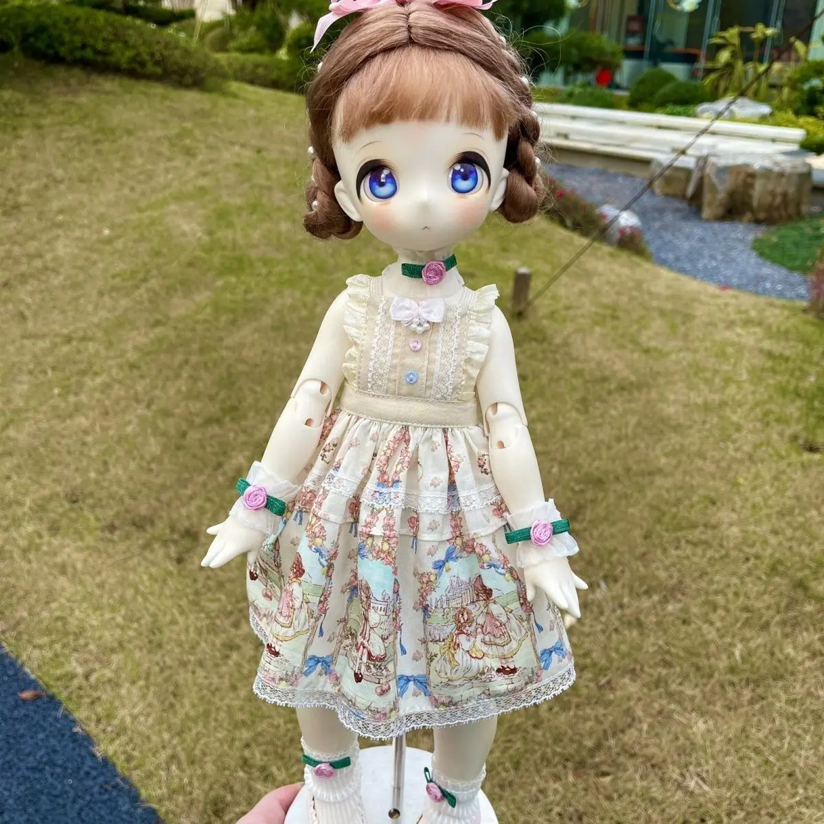 1/6 1/5 1/4 1/3 Doll's Clothes for 30/36/45/60cm Bjd Doll Princess Dress Set Toys Dress Up Play House Doll Accessories, No Doll