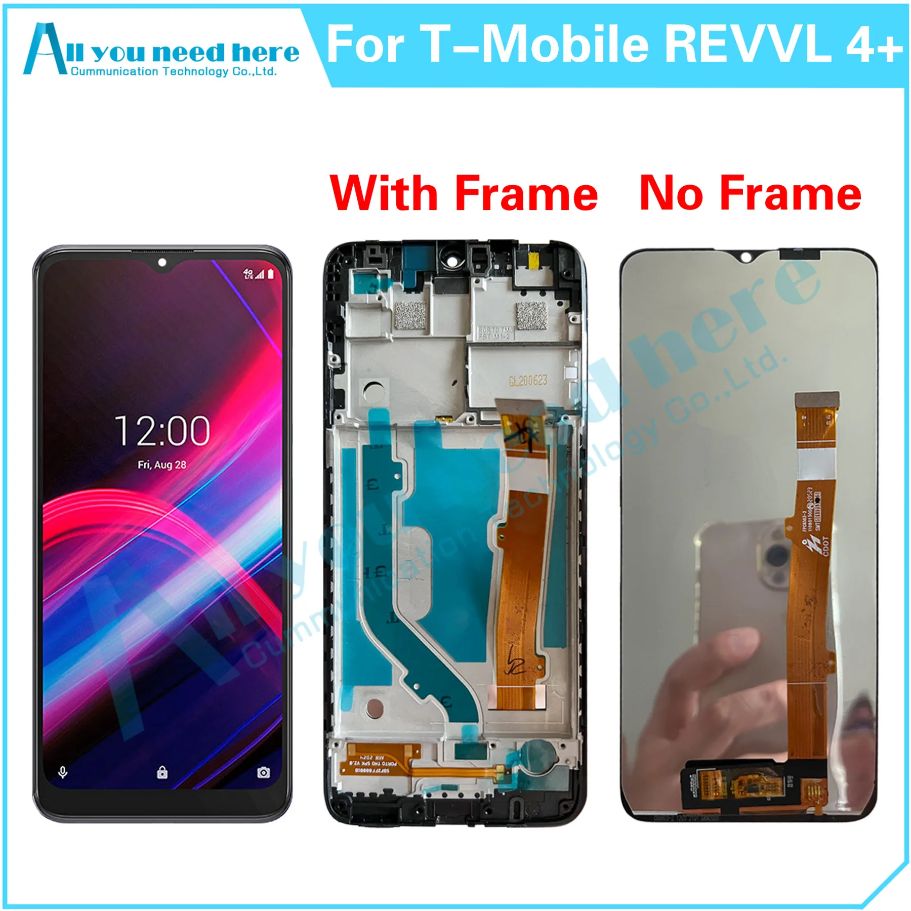 

For T-Mobile REVVL 4+ 5062 5062W 5062Z 4 Plus LCD Display Touch Screen Digitizer Assembly Repair Parts Replacement