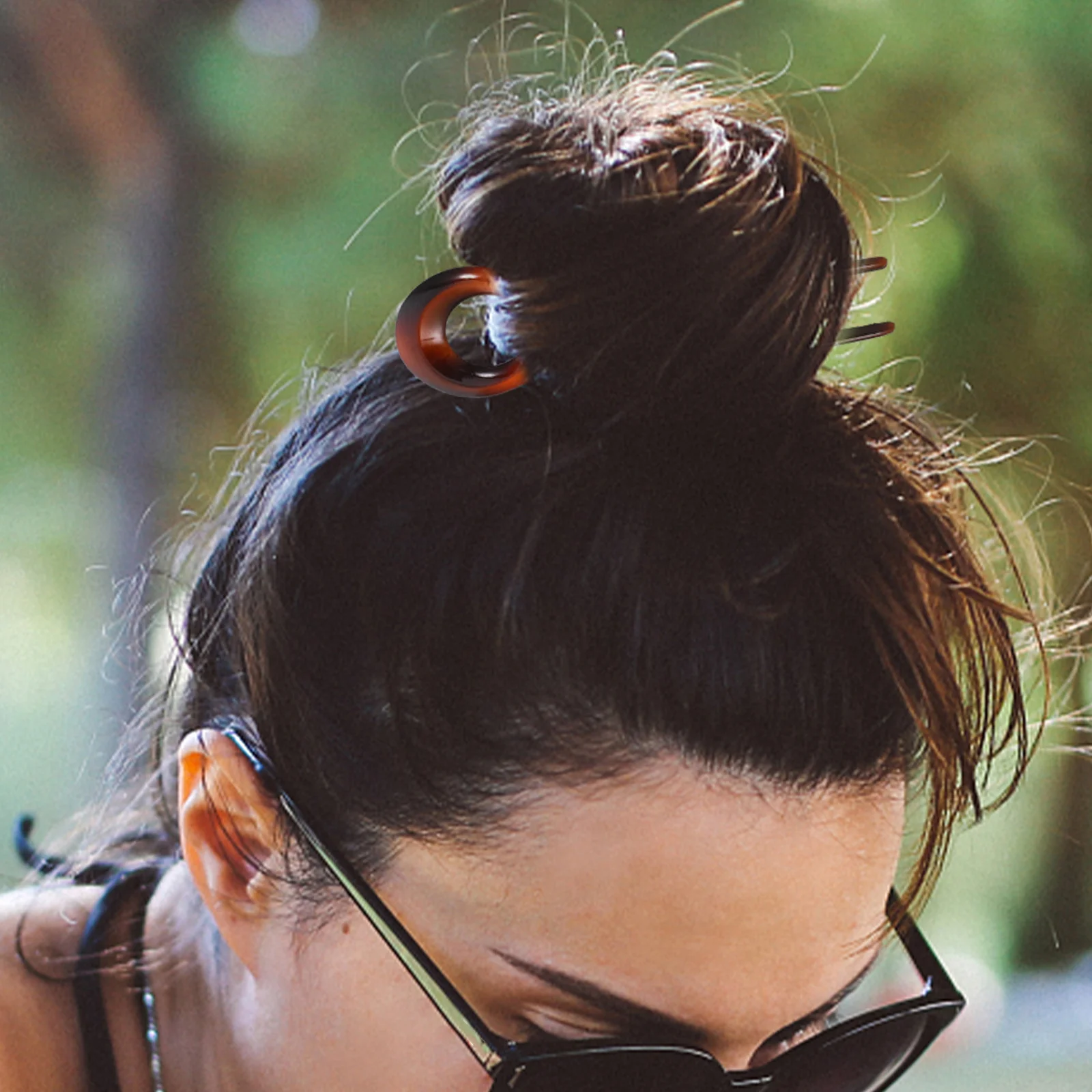 

3Pcs Vintage Hairpins Japanese Style U Shaped Hair Forks Large Retro Hair Sticks for Elegant Updos and Traditional Buns