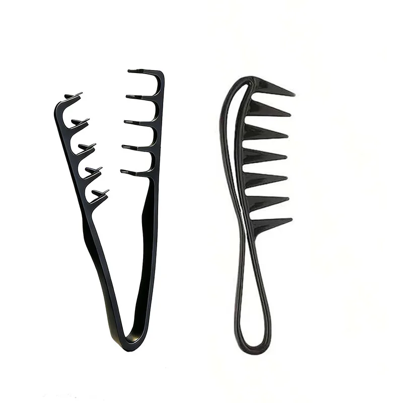 Herenkapsalon haarstyling kamset, inclusief een grove kam voor textuurhaar, een kam voor pompadour-stijlen, een stylingkam.
