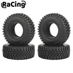 1/2/4PCS 100mm 1.9 inch Rubber Tires With Foam Inserts for 1:10 RC Rock Crawler Axial SCX10 D90 D110 Tamiya CC01 1.9 Inch Tyres