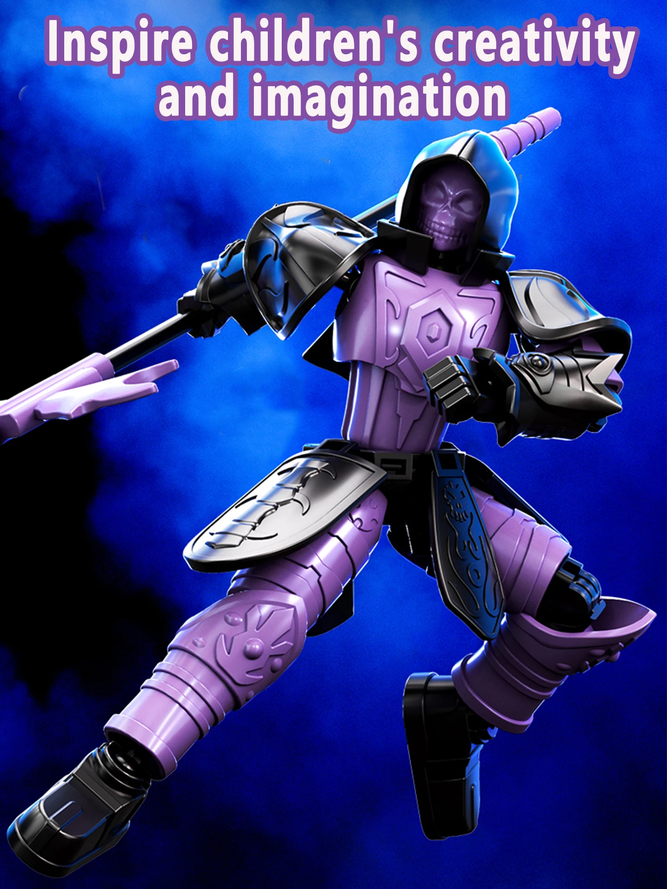 Lucky 13-Puppe mit beweglichem Gelenk, König Arthur Lich, König Ritter, Roboter, Montage, Spielzeug, Modell, Junge, Geschenk