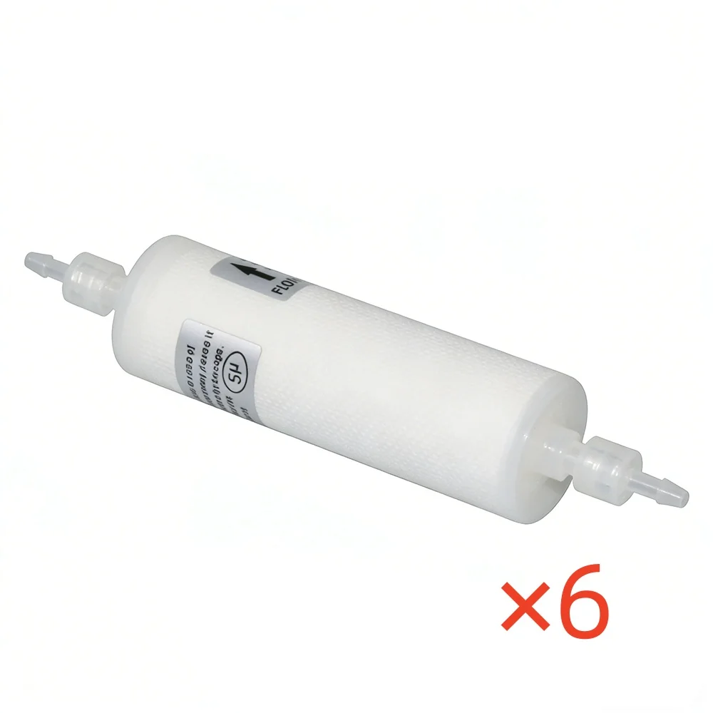 Filtro de tinta blanca DTF para impresora XP600 L18050 L8050 L18100 ET8550 7800 4800 L1800 I3200, 6 uds.