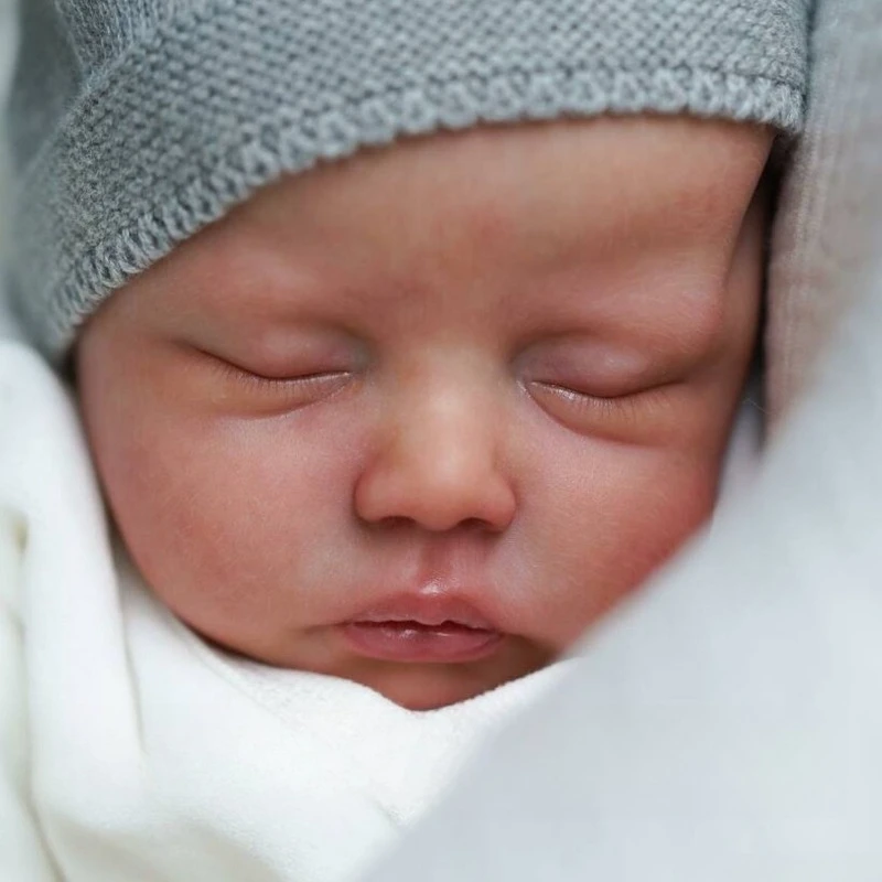 

18inch Reborn Doll Kit Delilah Sleeping Baby DIY Doll Parts Unpainted Unfinished Blank Doll Kit