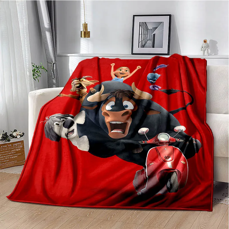 ferdinand cartoon printing blanket children warm blanket blankets for beds Picnic blanket cooling blanket birthday gift