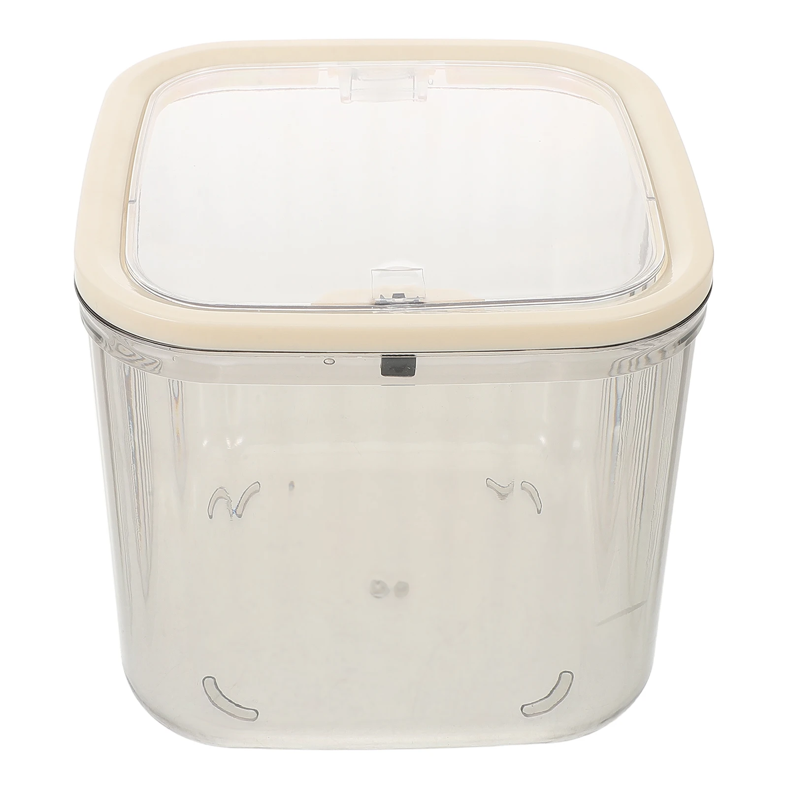 

Desktop Trash Can Table Garbage Transparent Mini Tiny for Office Plastic Bin Vanity with Lid Waste Tabletop Small