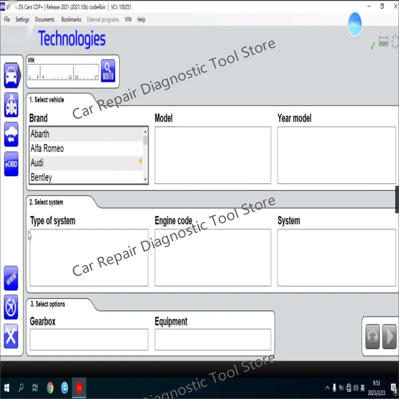 2024 Auto+2021.11+COM + Delphis 2021.10b z kluczem + W0W 5.0012 Oprogramowanie DS 150 Narzędzie diagnostyczne OBD2 Kompatybilne z Bluetooth