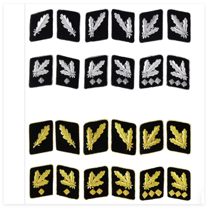 German Gold Thread Handcrafted Embroidered Insignia for Guard of Honor Uniforms