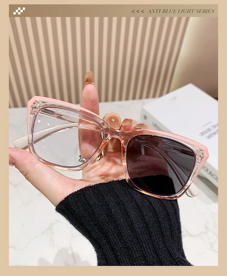 Multi-Fokus + photochrome Lesebrille, Anti-Blaulicht-Brille für den Nah- und Fernbereich, geeignet für Damenbrillen – Detail 1