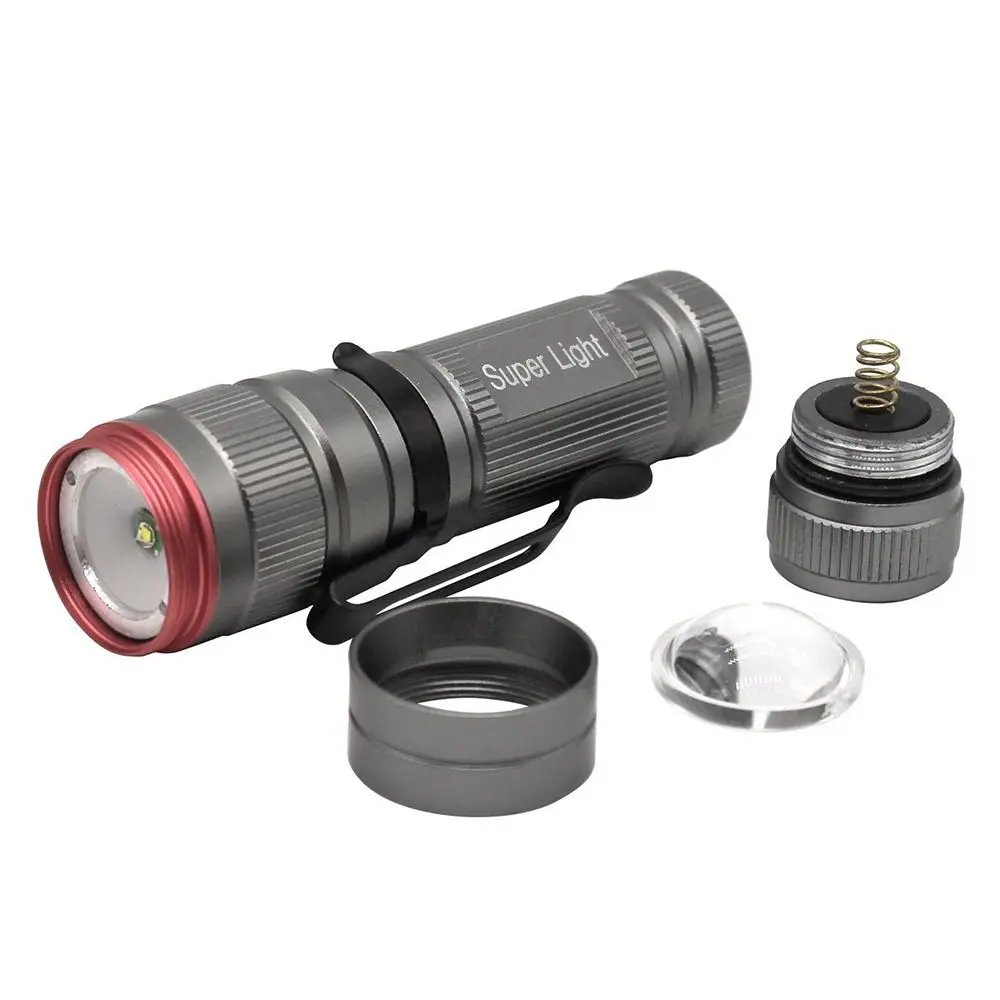 Super Bright For Hiking Cycling Zoomable Waterproof Lamp Mini Flash Light Led Flashlight Torch Light