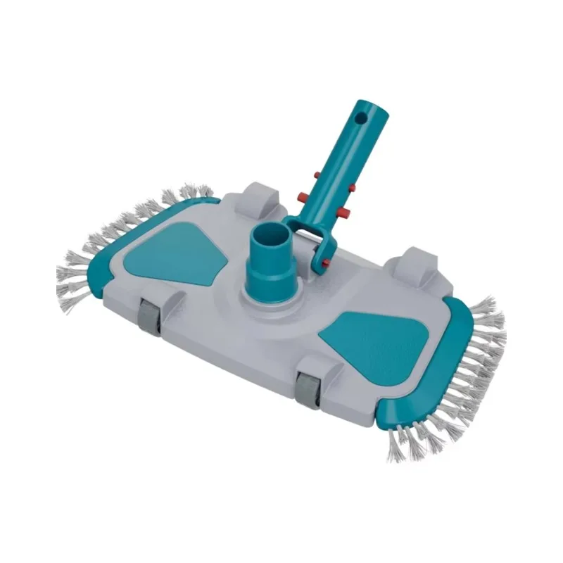 Pool vacuum head Nylon bristle rotary hose connection Capacity for internal pool cleaning