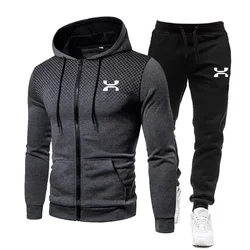 Men's trendy hooded hoodie Fitness Running Winter sportswear 2024