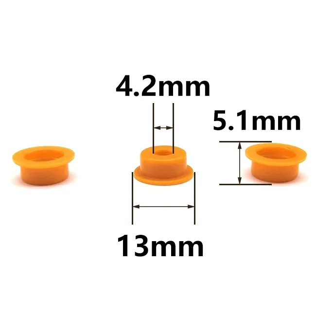 200pcs Fuel injector Plastic Part Pintle Cap Fuel Injector Repair Kit 13*4.2*5.1mm VD-PS-31011