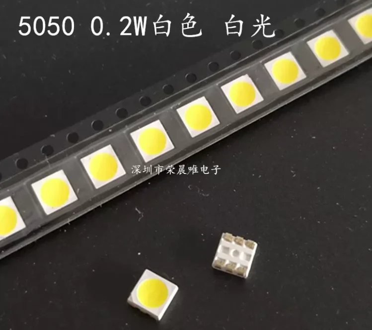 100pcs RGB Red Yellow Green Warm White Blue Orange Purlple SMD Light Emitting Diode Super Bright High Quality 5050 LED Bead