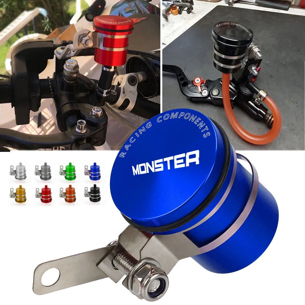 

Motorcycle For DUCATI 400 620 965 696 750 796 797 821 M900 MONSTER 800 CNC Brake Clutch Tank Cylinder Fluid Oil Reservoir Cup